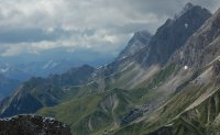 Wetterstein wall from Gehrenspitze